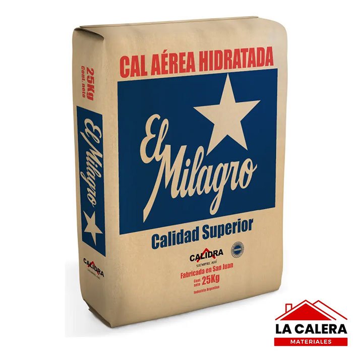 Cal Milagro 25 kg en Laferrere y La Matanza