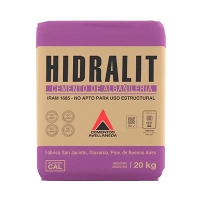 Cemento Hidralit 20 kg de Albañilería en Laferrere