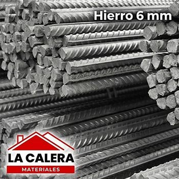 Hierro 6 mm para estribos en construcción